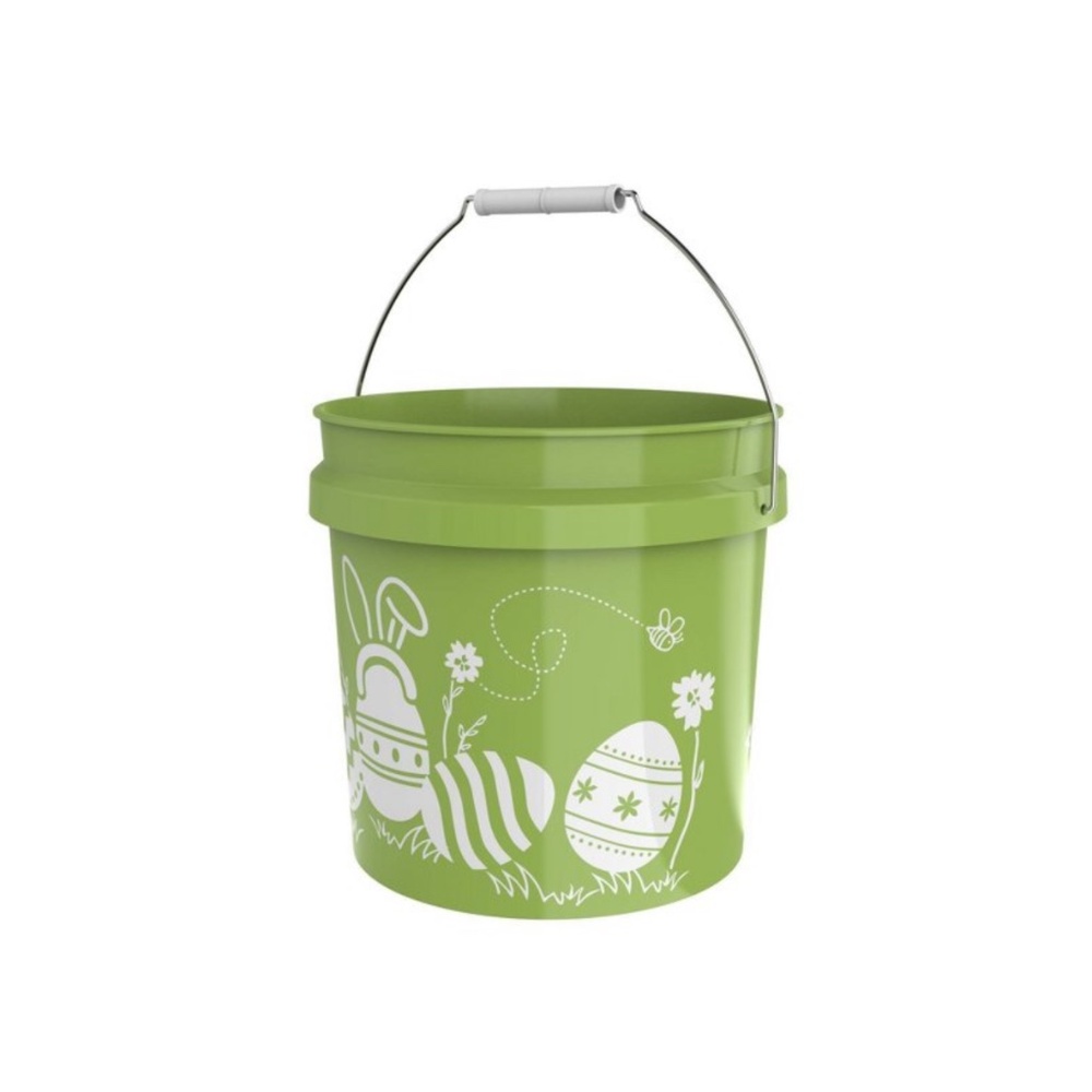 New Target 2gal Bucket Easter Bunny and Eggs Green